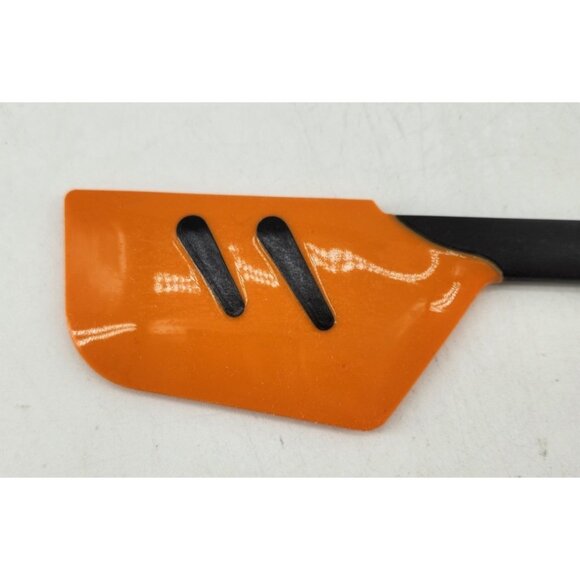 Tupperware KPT Silicone Spatula Scraper Spreader Orange Black - Picture 3 of 6